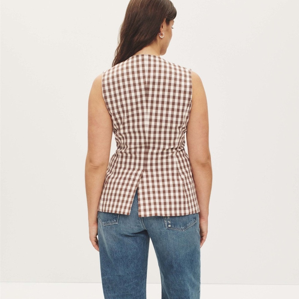 Veronica Beard Lois Vest - Light Chicory/Dove - Picture 4 of 5